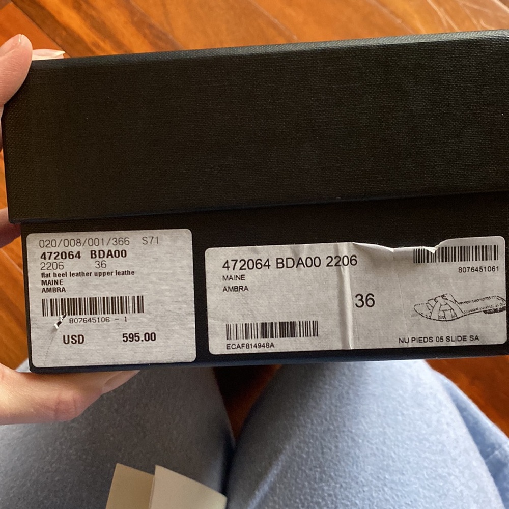 Saint Laurent Nu Pieds 05 Slide Size 36 - Picture 10 of 10